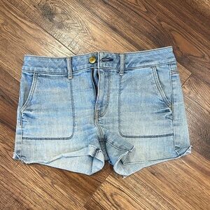 American Eagle Outfitters Light Blue Jean Shorts
